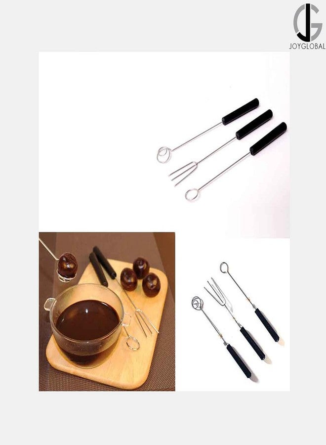 JoyGlobal Chocolate Dipping Fork Set of 3 pcs - Image 3